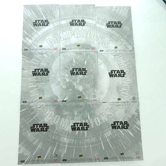 Kakawow Cosmos Disney 100 All Star Complete Star Wars Companion Puzzle 9 Cards - Picture 8 of 10